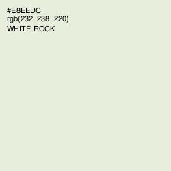 #E8EEDC - White Rock Color Image